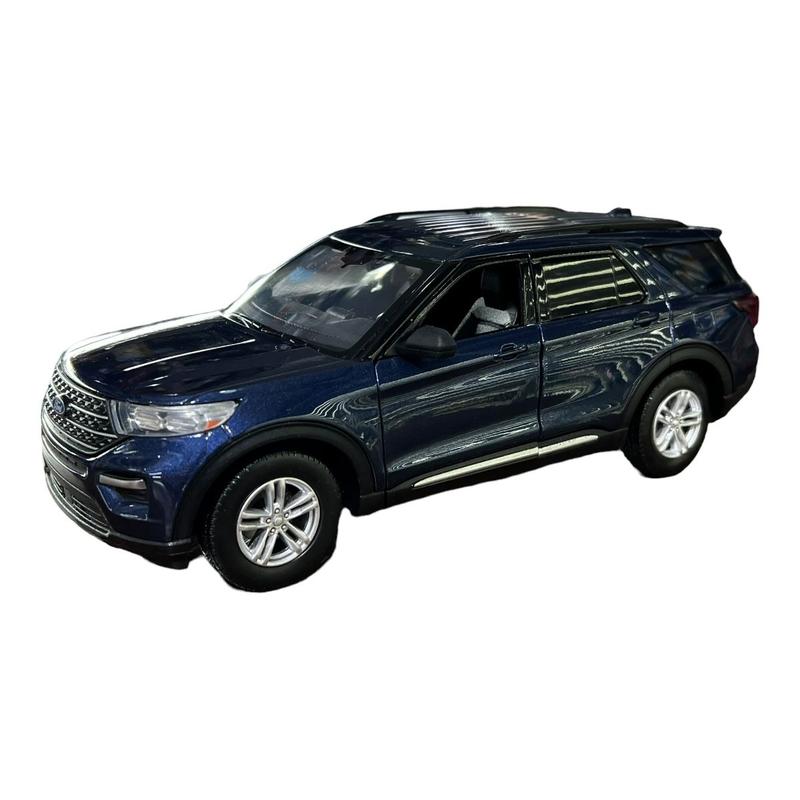 Miniatura Ford Explorer 2022 Azul Motormax Metal 1:24 - Carrinhos